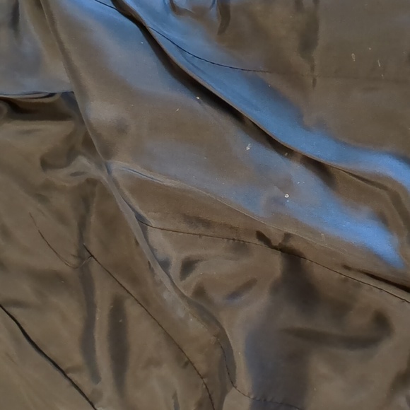 i.e. Vintage Smooth Leather Snap Front Lined Peplum Jacket Black PM - Picture 9 of 16